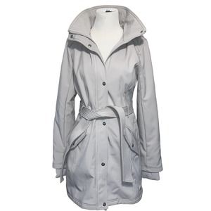 Jessica Simpson Gray Raincoat Jacket